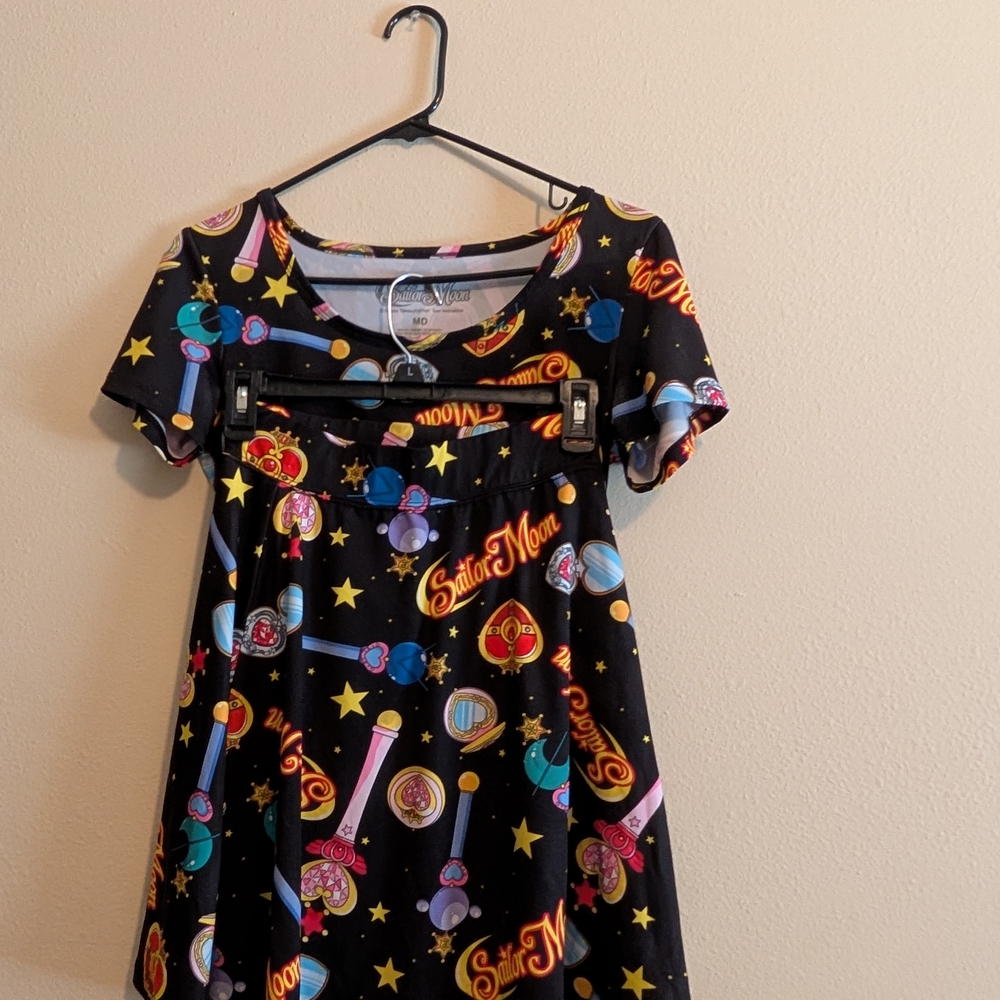 Sailor Moon Teens Two-Piece Dress with Colorful Print